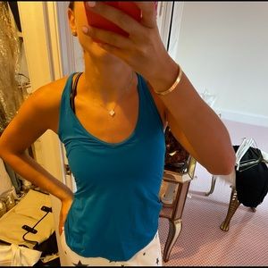 Lululemon racer bank blue tank top